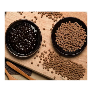 Perlas de tapioca de ingredientes crudos para beber té de la leche-Bolas de perlas de tapioca negras/blancas rápidamente deliciosas con el mejor precio - Product Image 1