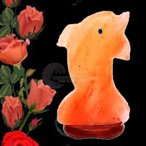 โคมไฟเกลือทรงเกลือทำจากวัสดุที่ดีที่สุดโคมไฟเกลือรูปปลาโลมา - Product Image 5