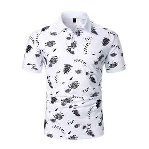 Nouveau classique à séchage rapide hommes pour polos motif solide toile à manches courtes Streetwear en gros à vendre - Product Image 1