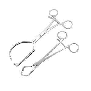 Hasni Surgical Manual Orthopedic Instrument Half <b>Ring</b> Forceps with Ball German Stainless Steel CE ISO Approved 1 Year Warranty - Product Image 1