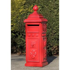 London Street Display Red Post Box Correos públicos Tarjetas de deseos Aviso Recepción Decorativo Buzón de pie independiente Pilar - Product Image 4