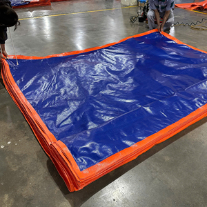 Bâche bleue de bâche de PE de poids léger imperméable poly, durable, imperméable - Product Image 3