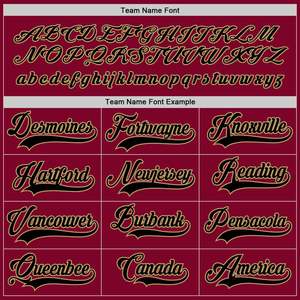 Private <b>Label</b> Men's Ice Hockey Jersey Burgundy Black Gold Custom Full Dye Breathable Mesh Polyester Performance Teamwear - Product Image 2
