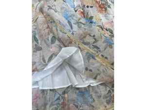 Elegante vestido túnica de bloque de color de las mujeres sueltas cuello en V manga corta Patchwork vestido estampado | Ropa informal de verano Boho - Product Image 2