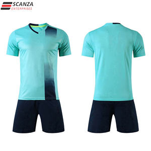 Conjunto de camiseta de fútbol unisex de alta calidad Último diseño para adultos y niños Venta al por mayor superior en Francia - Product Image 2