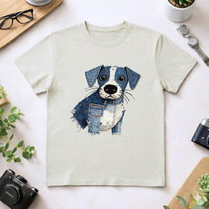 T-Shirt Unisex 100% Cotone 210GSM Stile Casual Aderente con Design Personalizzato Stampato Metodo di Stampa DTG - Product Image 1