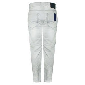Pantalon en jean tricoté droit délavé pour l'hiver, respirant, écologique, motif lettres, style streetwear moderne, haute couture - Product Image 3