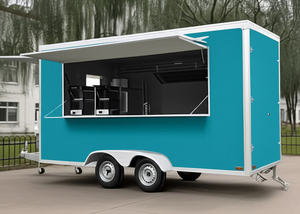 Điều chỉnh di động thực phẩm Trailer thuận tiện di động thực phẩm Trailer xe tải thức ăn nhanh Trailer với Dot - Product Image 3