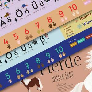 แผ่นรองโต๊ะตัวอักษรสีม่วงสำหรับเด็ก 60 X 40 ซม. ของเล่นสำหรับงานประดิษฐ์ - Product Image 6
