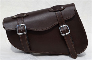 LEATHER MOTORCYCLE SOLO BAG LUGGAGE TRAVEL BAGS - Product Image 4