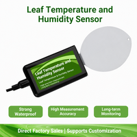 Capteur d'humidité des feuilles CIPPUS à sortie numérique, température, RS485 Modbus, test d'humidité de surface des feuilles, capteur de humidité des feuilles pour l'agriculture