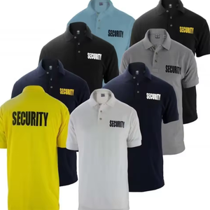 เสื้อยูนิฟอร์มผ้าโพลีเอสเตอร์100% สำหรับพนักงานรักษาความปลอดภัยเสื้อลำลองสำหรับพนักงาน - Product Image 5