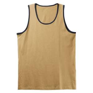 Débardeurs pour hommes avec logo personnalisé, prix bas, couleur unie, gilets d'entraînement pour la remise en forme et la musculation - Product Image 2