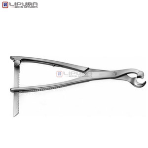 Pince à os Lambotte Mâchoire mobile Mâchoires moyennes 13mm Longueur 260mm 10 1/4 ''Instruments médicaux chirurgicaux pour os - Product Image 3