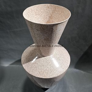 Vase décoratif en bois texturé, vase de table sculptural moderne pour la maison, le bureau, l'hôtel, la décoration d'étagères - Product Image 5