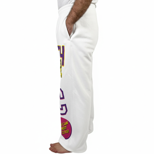 Pantalones Deportivos Holgados Unisex de Algodón Grueso, Pantalones Anchos de Color Sólido Personalizados para Hombre, Pantalones de Hombre Lavados - Product Image 3