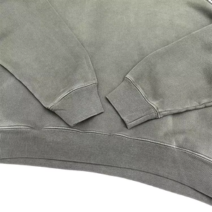 Sweat à capuche avec logo personnalisé pour hommes de qualité supérieure sweat à capuche uni surdimensionné sweats à capuche personnalisés pull en coton vintage pierre délavée à l'acide Hoo - Product Image 4