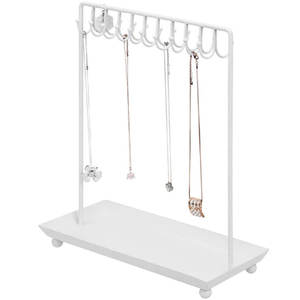 New Arrival Metal <b>Jewelry</b> Stand Premium Design with Glossy White Coated <b>Jewelry</b> <b>Holder</b> High on Demand for Bedroom & Table decor - Product Image 3