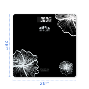 เครื่องชั่งน้ำหนักห้องน้ำส่วนบุคคลน้ำหนักได้180กก. ตัวพลาสติกเอบีเอสใช้แบตเตอรี่สีดำและน้ำเงินออกแบบโลโก้ได้ตามที่ต้องการ - Product Image 2