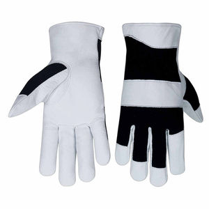 Gants de travail en cuir de vachette grainé, protection de sécurité, gants de chauffeur, fonctions anti-coupure et anti-impact, gants polyvalents - Product Image 2
