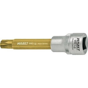 HAZET Inserto de llave de vaso de 1/2 pulgada con estrías internas M8, 100 mm de longitud - Product Image 1