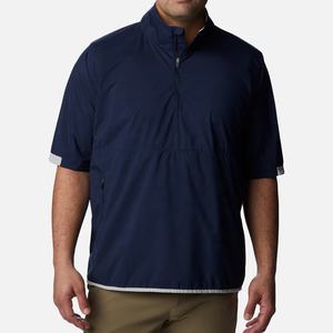 เสื้อสเวตเตอร์สวมหัวมีซิปสำหรับผู้ชายเสื้อกีฬาแขนยาวเสื้อสวมหัวเข้ารูปมีซิปสำหรับ1/4ออกแบบโลโก้ได้ตามต้องการ - Product Image 1