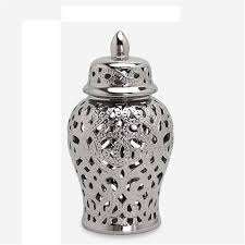 Multi-estilo clásico de lujo oro flor patrón Metal antiguo decoración aleación tarro hogar decorativo florero de La India - Product Image 5