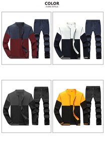 Conjunto Deportivo Personalizado para Hombre, Sudadera con Capucha y Pantalones de Chándal para Entrenamiento de Otoño e Invierno, Ropa Deportiva de Poliéster Resistente al Viento para Correr, Fabricación Económica - Product Image 6