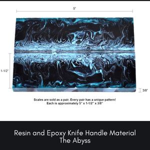 Nhựa chất lượng cao và dao thẩm mỹ độc đáo Epoxy xử lý hàng thủ công tự nhiên với sức mạnh và tuổi thọ - Product Image 3