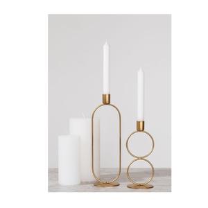 Boho chic metal candle holder set with intricate cutwork perfect for centerpiece living room <b>bedroom</b> or events - Product Image 1