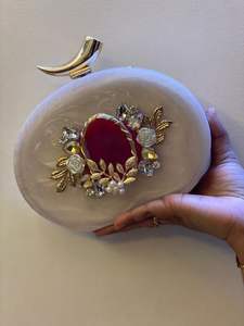 Sac à main de soirée pour femmes, dernier modèle, fait à la main, style animal en corne, objet de collection, mini doublure élégante, usage quotidien, saison printemps - Product Image 2