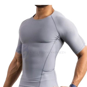 Camisetas Deportivas de Manga Corta, Transpirables, Ecológicas, de Lona, con Empaque Personalizado, Talla Regular para Hombre, Secado Rápido, Uso Diario, Frente - Product Image 4