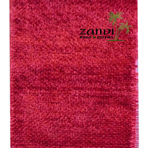 Tapis shaggy indien noué à la main, unique en son genre, 5'6 x 3'6 - Product Image 1
