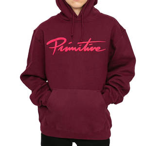 Sudadera con capucha de gran tamaño con estampado de abullonado para hombre con logotipo personalizado en forro polar térmico básico liso de color sólido para sudaderas con capucha de invierno para hombre - Product Image 1
