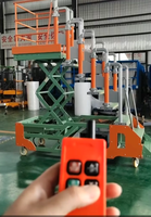 Nouvelle échelle élévatrice électrique pliable à commande par bouton-poussoir, avec une hauteur de levage de 2 m