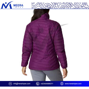 Venta al por mayor personalizada mujer invierno Parka chaqueta Casual a prueba de viento Puffer chaqueta nueva elegante invierno cálido chaqueta para las mujeres - Product Image 4