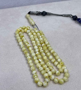 Rosario Religioso Personalizado de Fábrica, Tasbih Islámico de 99 Cuentas de Acrílico, Pulsera de Oración con Colgante - Product Image 1