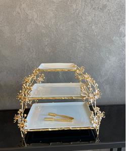 Base para Pastel de Metal con Acabado Elegante Diseñada para Pastelerías Profesionales, Cafeterías, Hoteles y Servicios de Catering para Eventos - Product Image 4