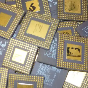 Processador scrap cpu de cerâmica com pinos de ouro/placa de ouro original cpu pinos scrap