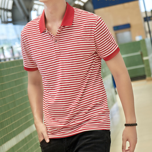 Meilleur produit - Prix abordable - Polo en tricot uni à carreaux anti-rides - Vente en gros - Design tendance - Manches courtes pour hommes - Product Image 6
