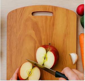 Planche à découper en bois écologique en vrac pour la cuisine, planche à découper pour légumes et fruits, planche de préparation de qualité alimentaire, approvisionnement en gros - Product Image 2