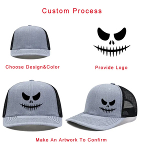 Logotipo personalizado impresión 3D bordado deporte papá sombrero 5 paneles en blanco liso espuma camionero malla gorra Golf Y2K Hip Hop playa accesorio de moda - Product Image 5