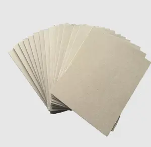 Chinese Supplier Chip board Grey board Laminated 0.5-2mm Thickness Both side Grey paper board