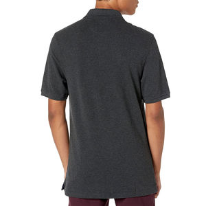 Athletic Slim Fit 100% algodón estampado personalizado para Polo de secado rápido manga corta antiarrugas de talla grande precio barato en Pakistán - Product Image 2