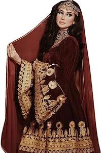 Robe kuchi vintage ethnique tribal, robe de soirée traditionnelle afghane/pakistanaise Kuchi Kochi 3035 - Product Image 3