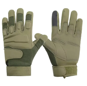Gants de travail en cuir de vachette pour hommes avec poignet extensible résistant aux coupures - Product Image 1