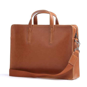 Grande mallette personnalisée en cuir véritable de style marque de luxe de haute qualité sacoche pour ordinateur portable pour hommes et femmes - Product Image 2