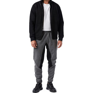 Best Quality Custom Made Men's Canvas Fleece <b>Trousers</b> Breathable Casual Design OEM Size for Sale - Product Image 2