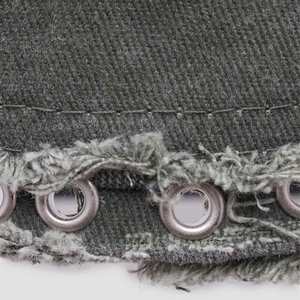 ผ้ายีนส์ผ้าฝ้ายธรรมดากันน้ำหมวกเบสบอลทรงสปอร์ตสีแดงปรับได้แบบวินเทจซักได้ - Product Image 5