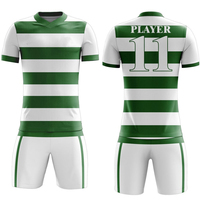 Ensembles de football personnalisés, nouveaux, à séchage rapide, 100% coton, manches courtes, vente en gros, ensemble complet de tenue de football, haute qualité